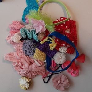 Assortment of bows/headbands
